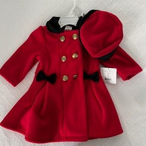 Starting Out Red fleece coat